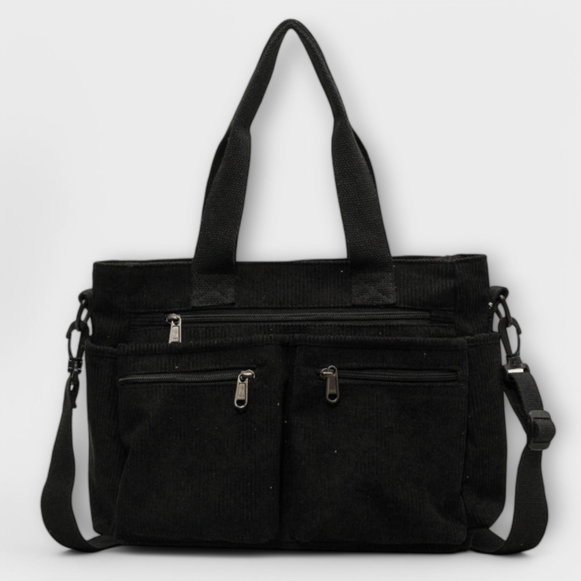 Women’s Spacious Everyday Tote Bag with Functional Design Black