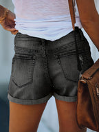 Women’s Ripped Denim Shorts for Casual Comfort and Style