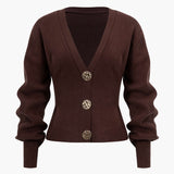 Comfort Luxe V-Neck Buttoned Cardigan