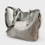 Women’s Classic Structured Shoulder Bag for Everyday Elegance Gray