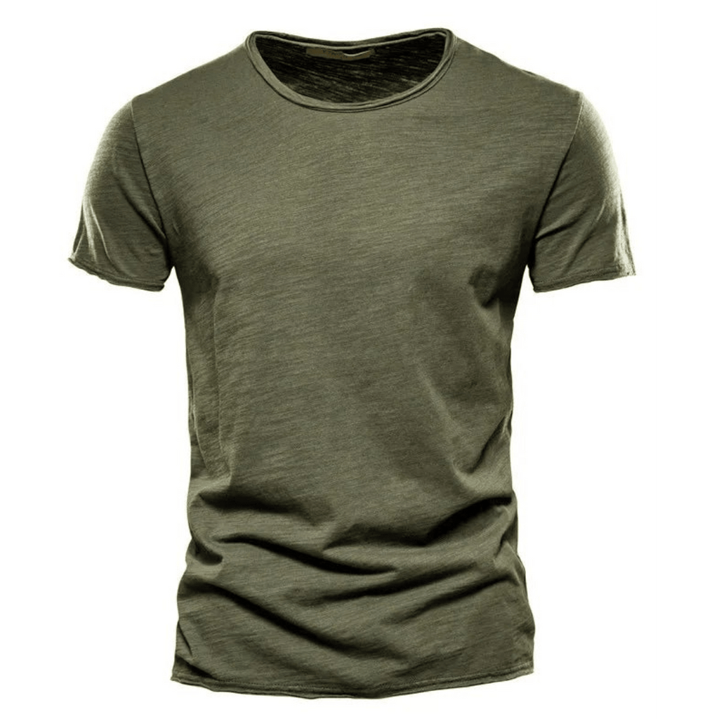 Men’s Classic Shirt for Effortless Everyday Style Army Green