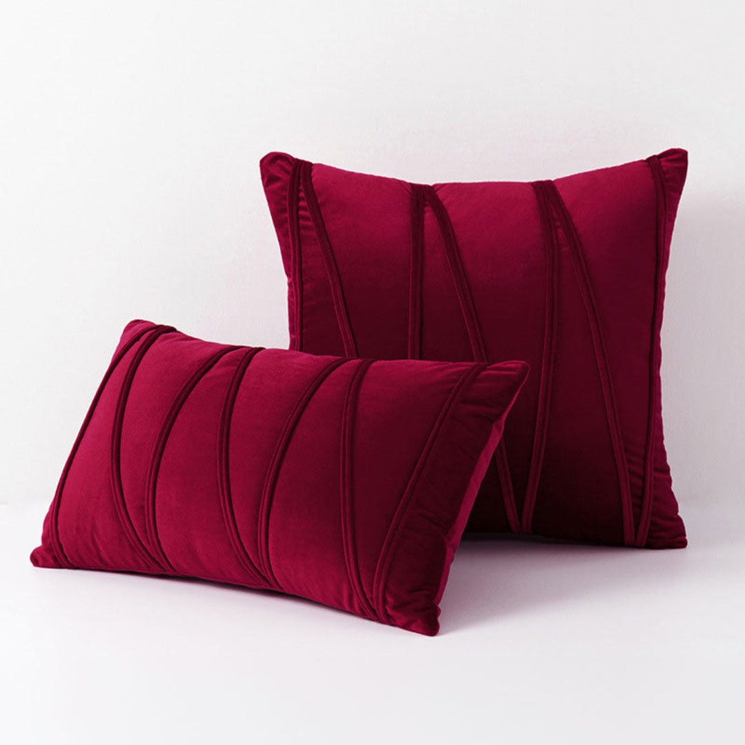 Luxury Decorative Pillow Covers | Refined Home Accent Burgundy