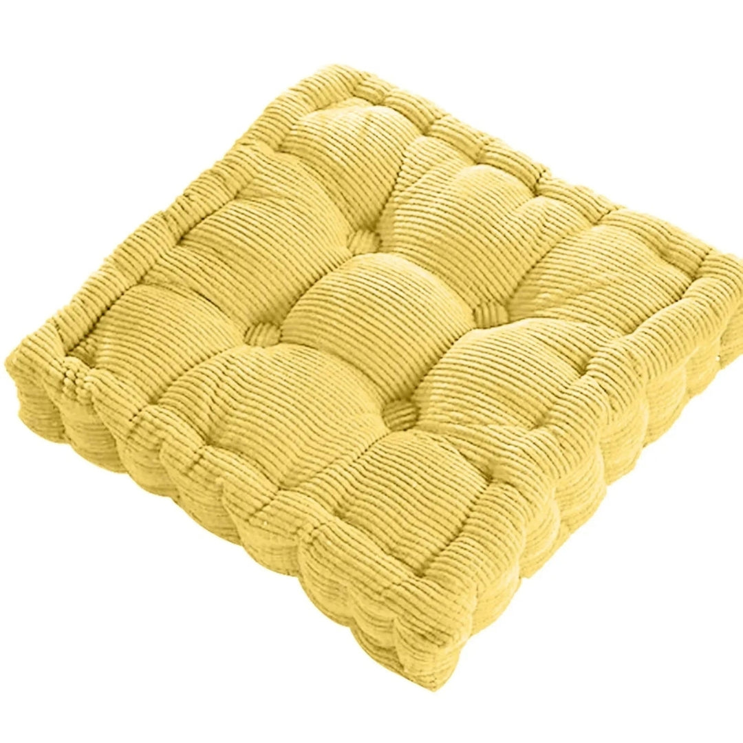 Comfort Focused Meditation Floor Cushion for Daily Practice Yellow