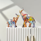 Artistic Elephant Sculpture with Nordic Inspired Home Decor