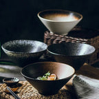 Sculptural Japanese Ceramic Ramen Bowl | Artisan Finish