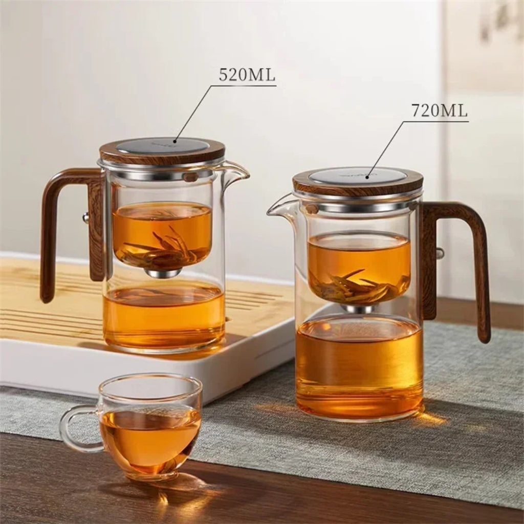 Luxury Glass Teapot with Built In Infuser for Tea Brewing