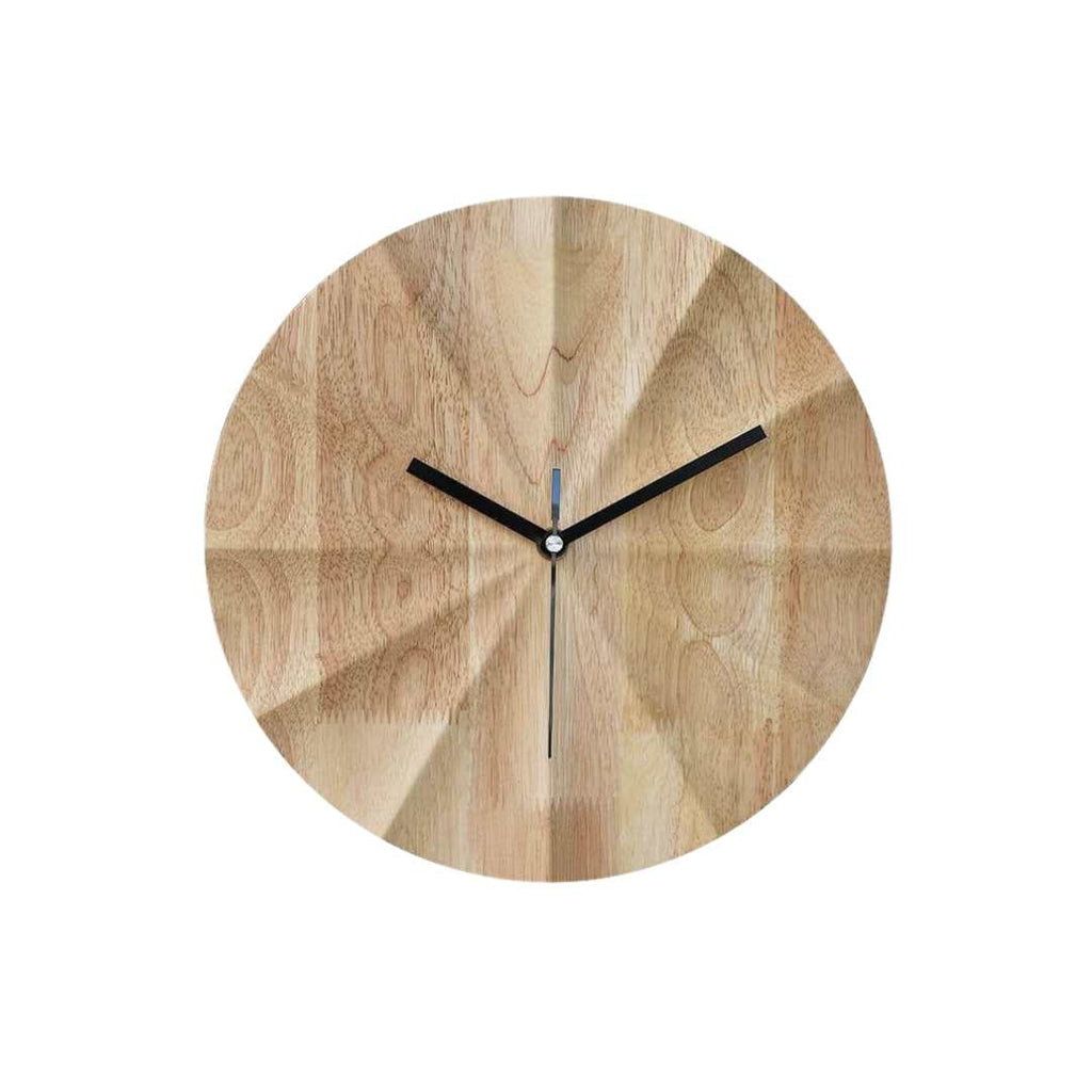 Designer Wooden Wall Clock | Scandinavian Silent Design