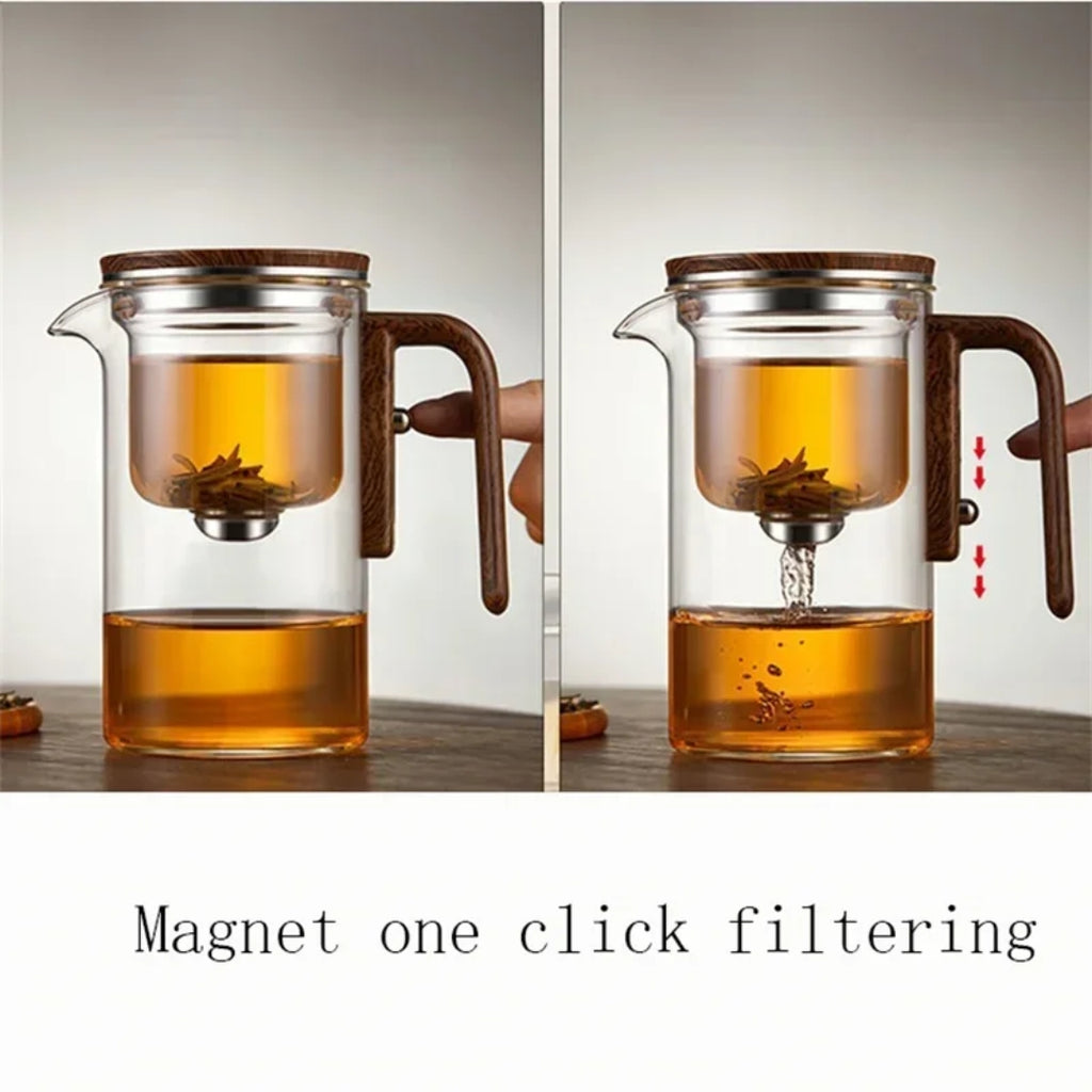 Luxury Glass Teapot with Built In Infuser for Tea Brewing