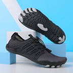 Unisex's Lightweight Quick Dry Barefoot Aqua Shoes – Water Ready Footwear Triple Black