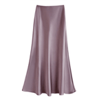 Women’s Elegant Flowing Midi Skirt Pink