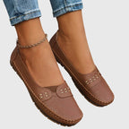 Women’s Breezy Perforated Casual Loafers Brown