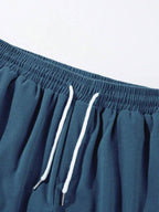Men’s Casual Drawstring Shorts for Summer Comfort