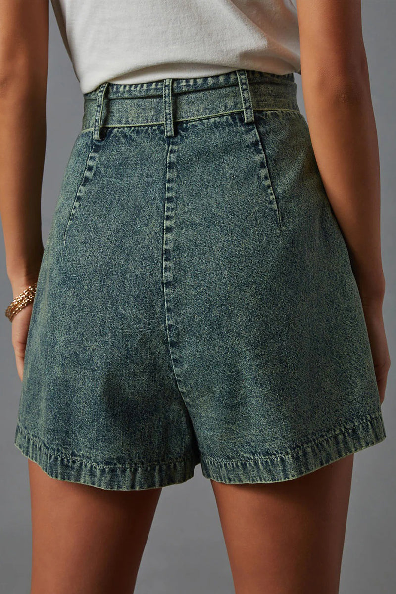 Women’s Casual Vintage High Waist Denim Shorts