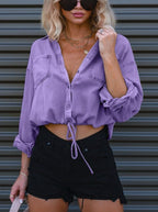 Women’s Short Denim Top – Casual Everyday Top