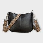 Women’s Boho-Inspired Shoulder Bag – Relaxed Summer Style Black