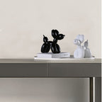 Iconic Chrome Balloon Dog Sculpture | Gallery Style Accent