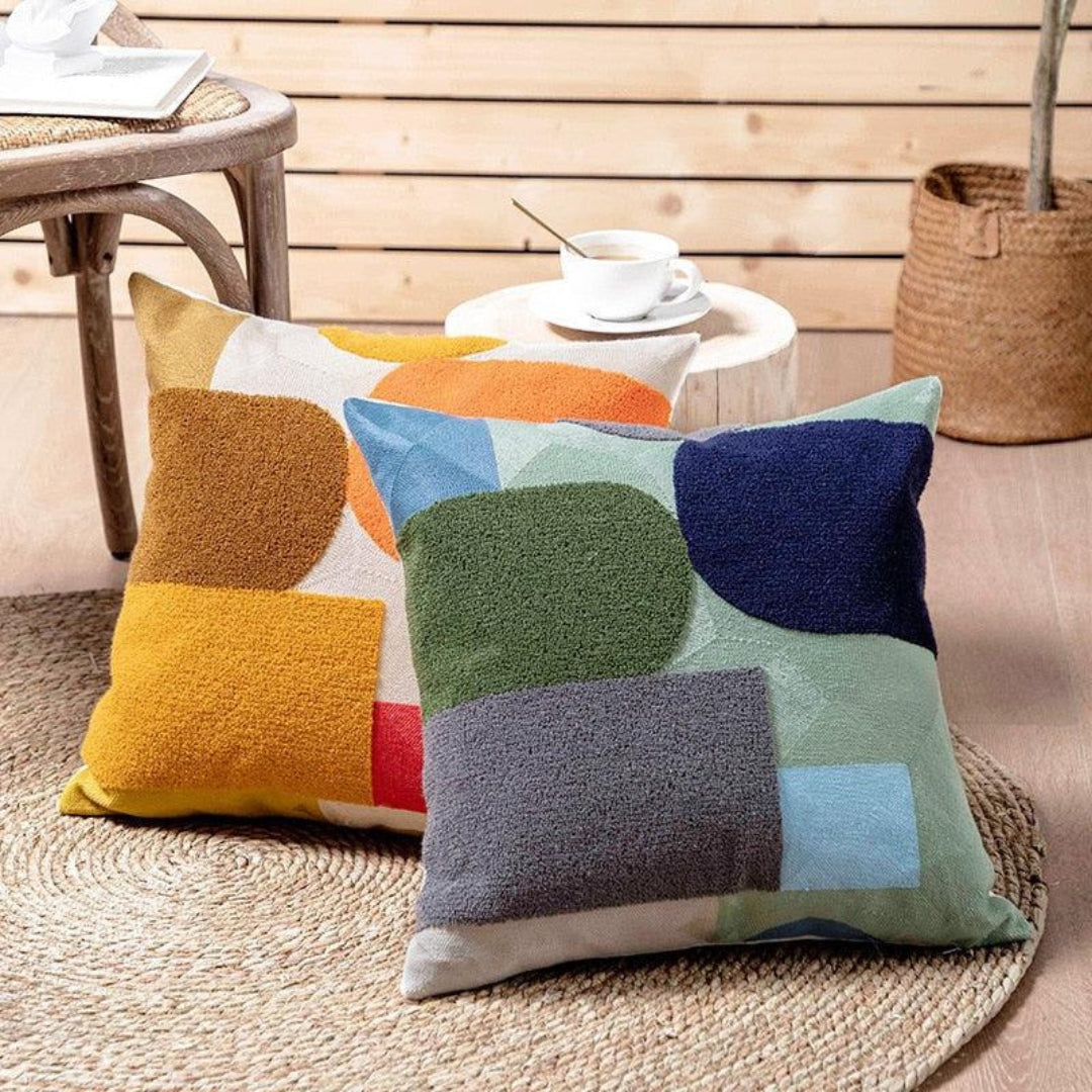 Bold Geometric Cushion Covers | Stylish Living Room Decor