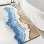 Thick Non Slip Bath Mat | Quick Dry Bathroom Rug Mat Use Ocean Breeze