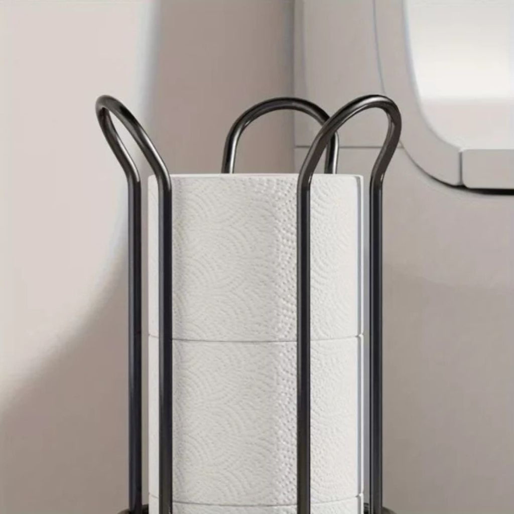 Modern Toilet Paper Holder | Space Saving Stand