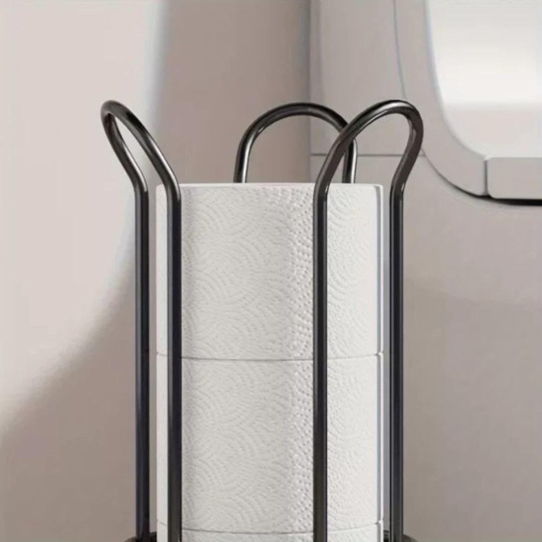 Modern Toilet Paper Holder | Space Saving Stand