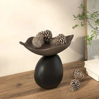 Artistic Asymmetrical Resin Sculptural Bowl for Kitchen