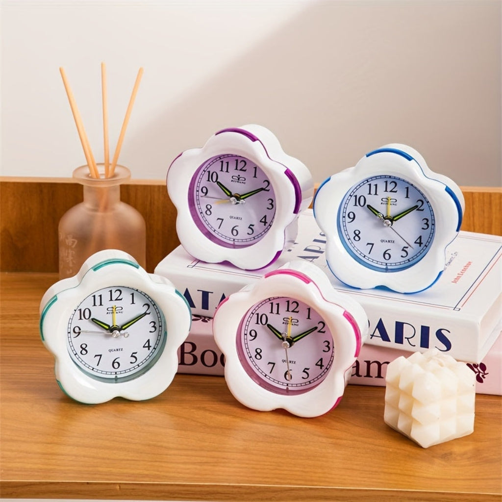 Sweet Floral Alarm Clock | Cozy Study Desk Accent