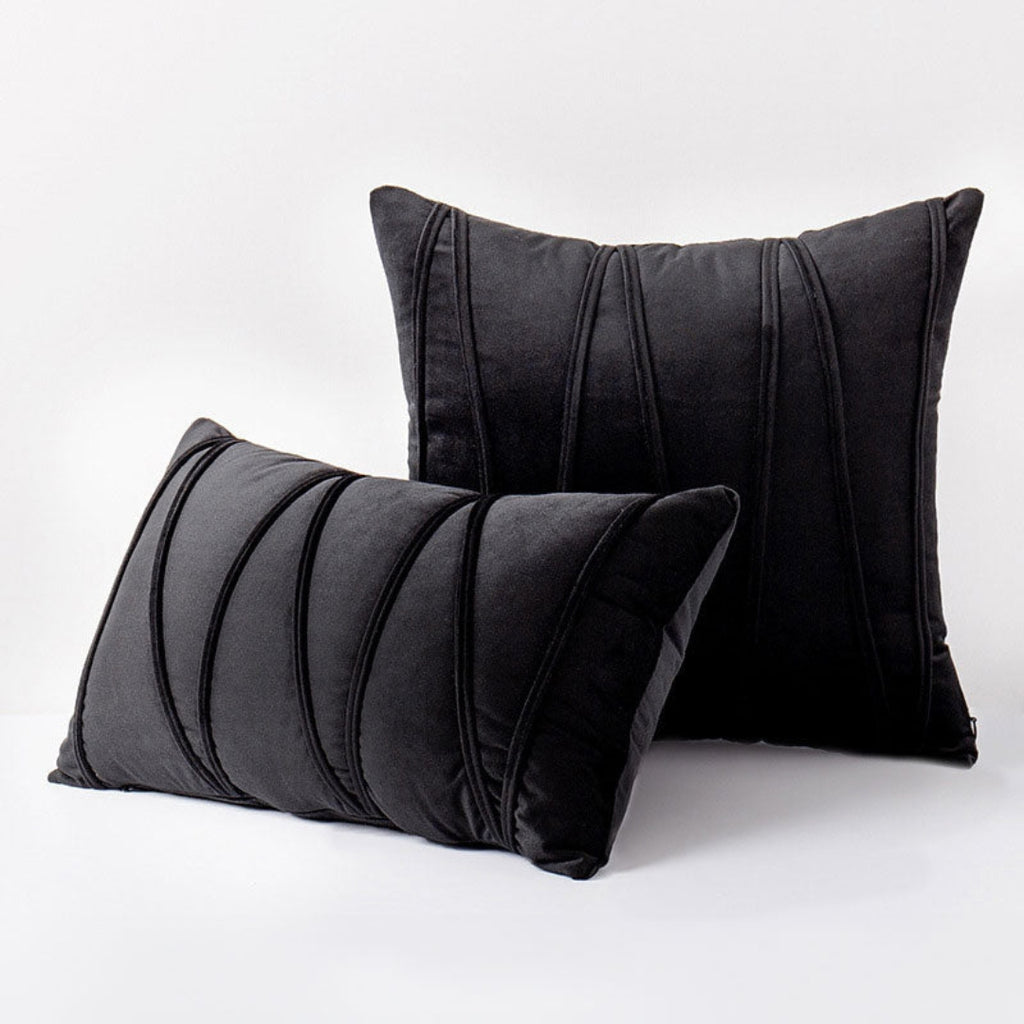Luxury Decorative Pillow Covers | Refined Home Accent Black