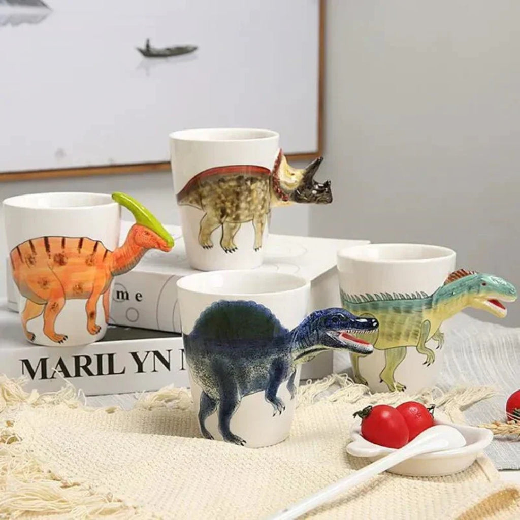 Whimsical Dinosaur Mug for Coffee and Tea Breaks Moments
