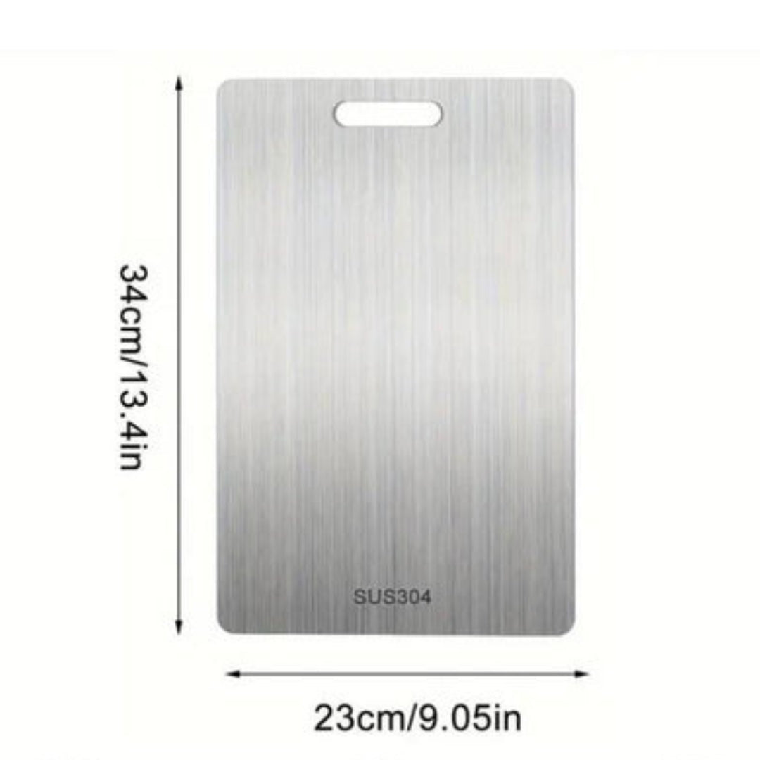 Modern Stainless Steel Cutting Board | Sustainable Kitchen