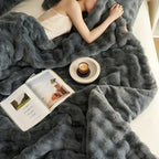 Plush Cozy Throw Blanket for Relaxing Warmth and Comfort