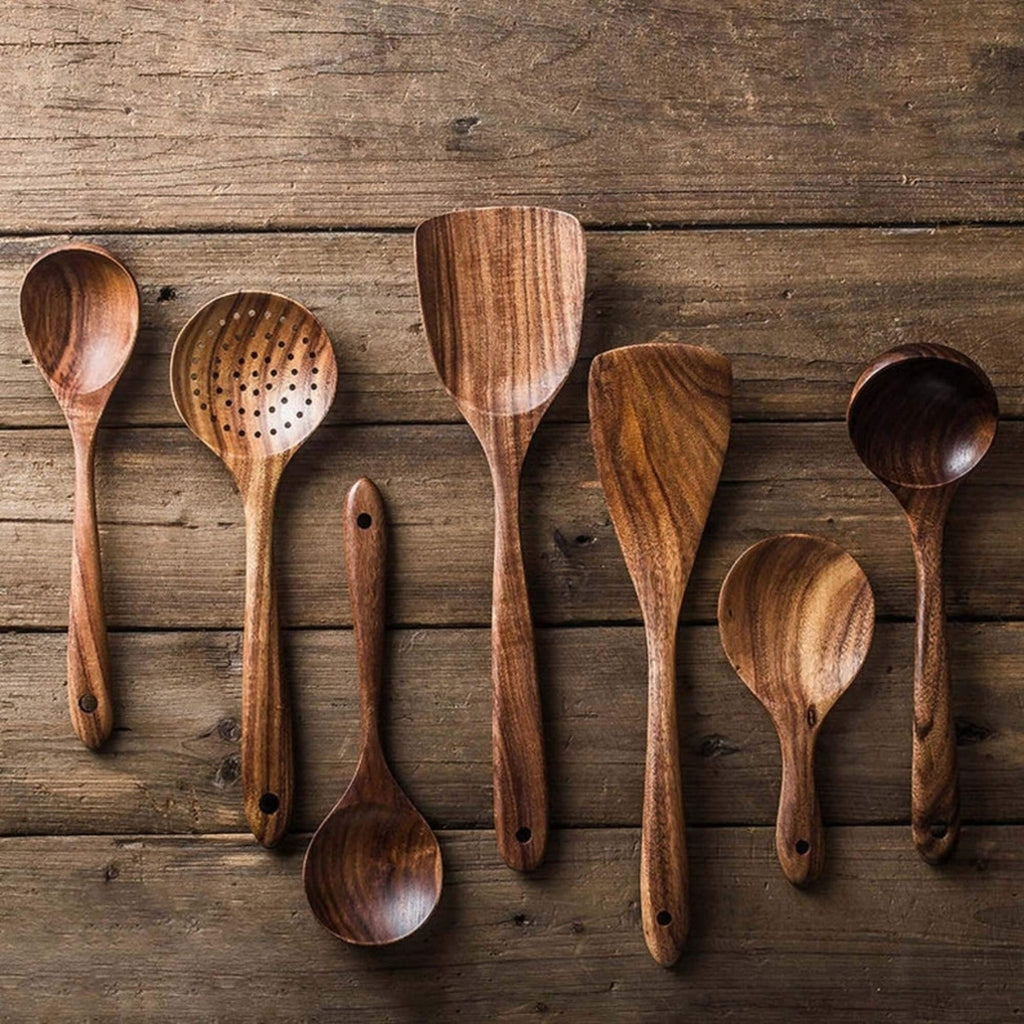 Artisan Wooden Cookware Set | Handcrafted Kitchen Tools