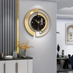 Premium 18 Inch Metal Wall Clock for Interior Styling