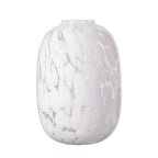 Luxury Marble Effect Glass Vase | Premium Interior Decor