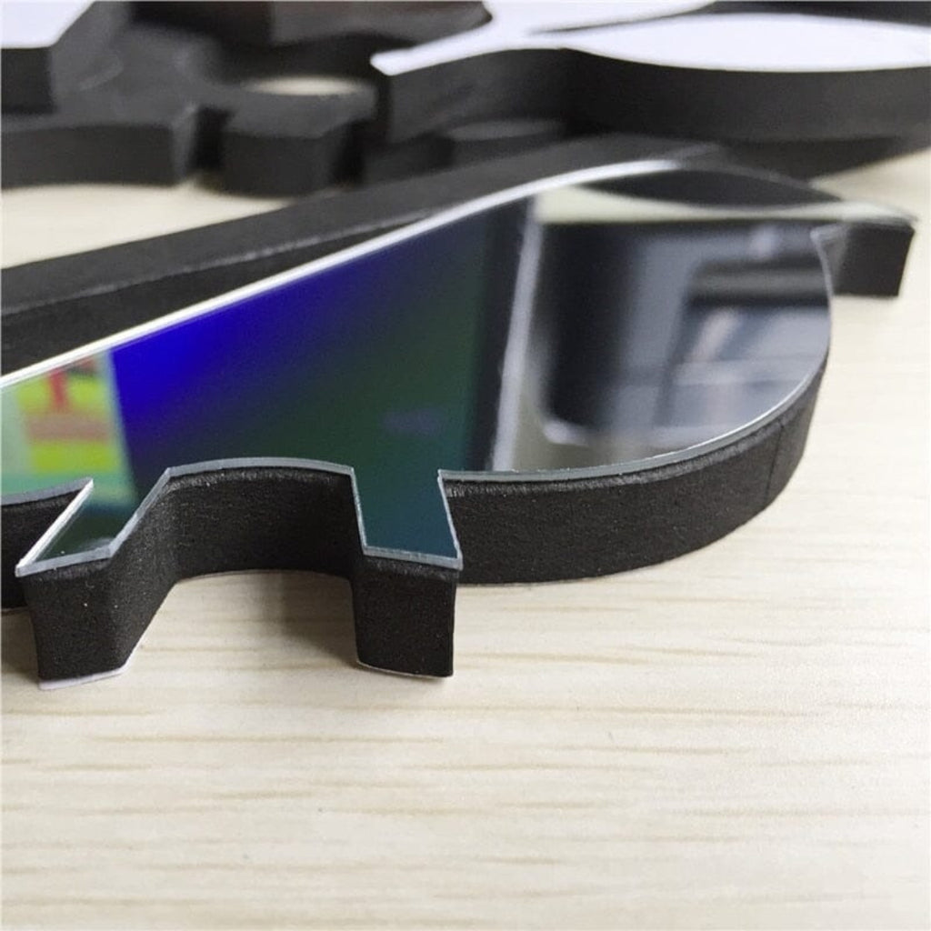 Elegant 3D Cat Wall Clock as a Stylish Interior Accent