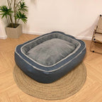 Supportive Large Orthopedic Dog Bed with Plush Comfort Sleep