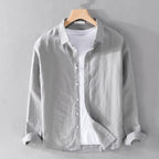 Men’s Modern Relaxed Fit Shirt – Ultimate Comfort Top Gray