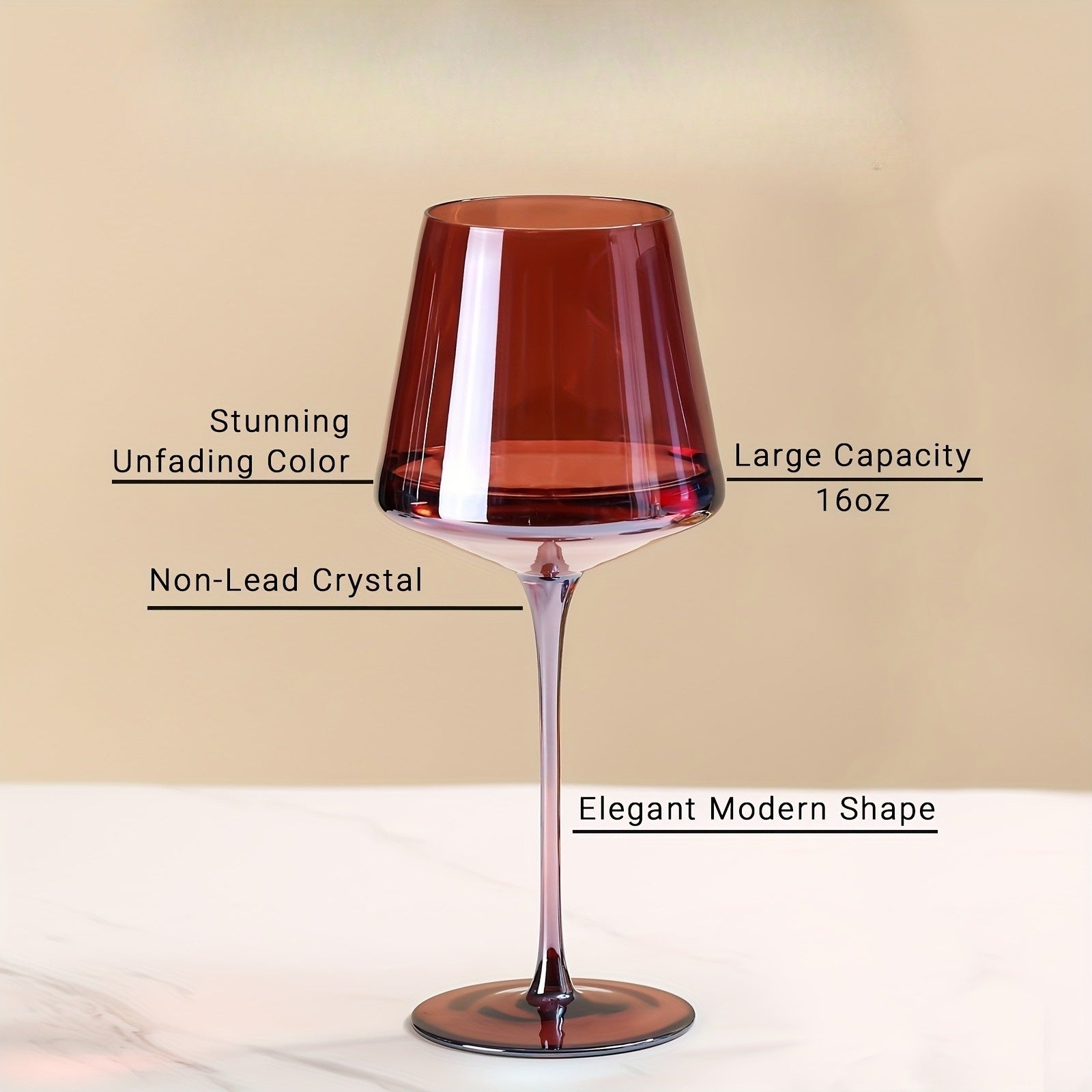 Premium Crystal Wine Glass Set for Luxe Table Settings Home