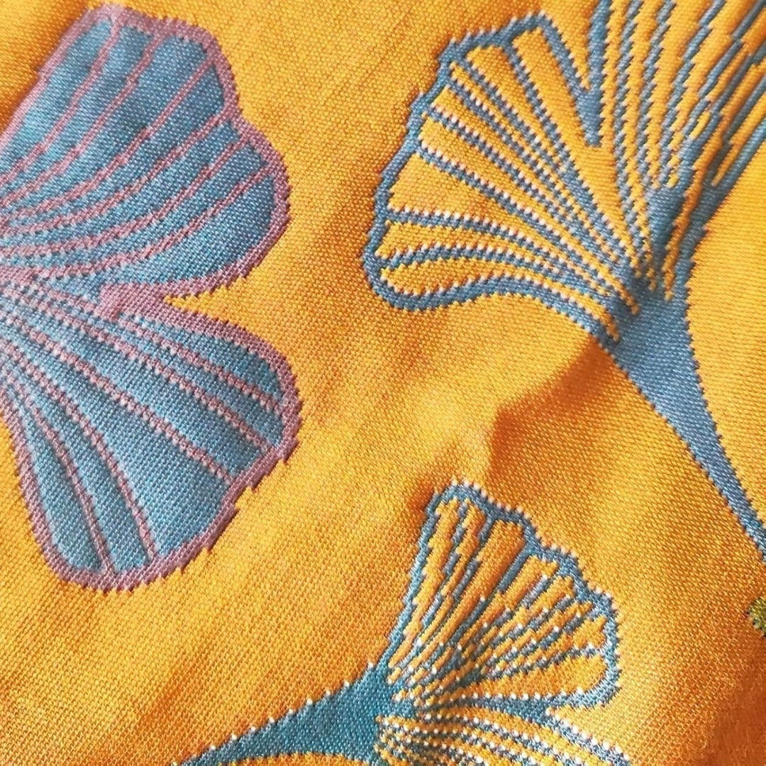 Artistic Ginkgo Leaf Embroidered Pillowcases | Sleep Decor