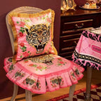 Luxury Style Cushion with Bold Royal Panther Artwork