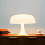 Iconic Bauhaus Mushroom Table Lamp | Contemporary Interior White