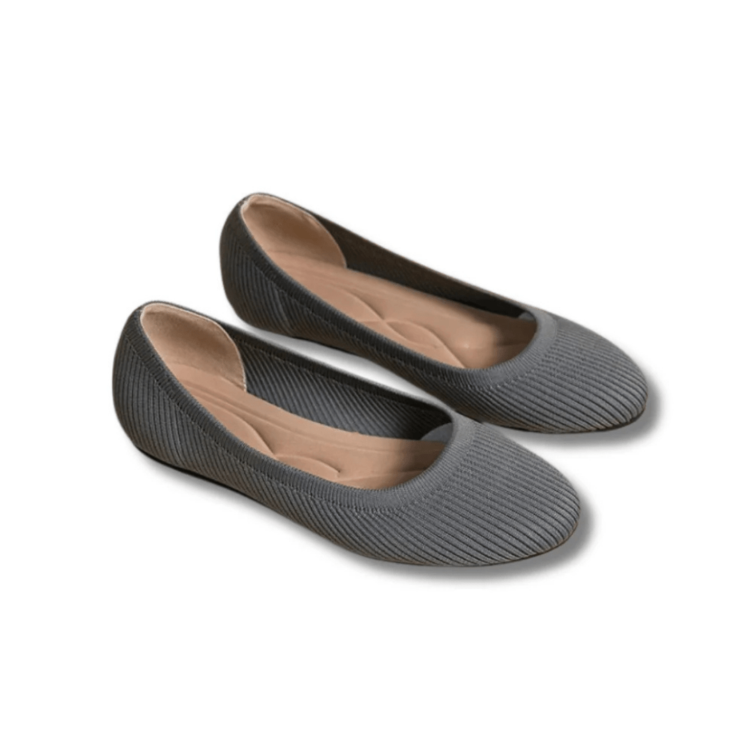 Women’s Elegant Comfortable Ballerina Shoes Gray