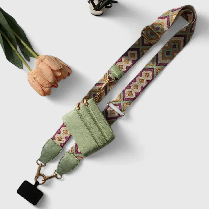 Women’s Elegant Crossbody Phone Holder Bag for Summer Outings