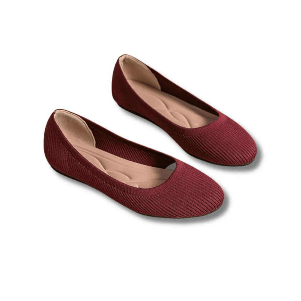 Women’s Elegant Comfortable Ballerina Shoes Red