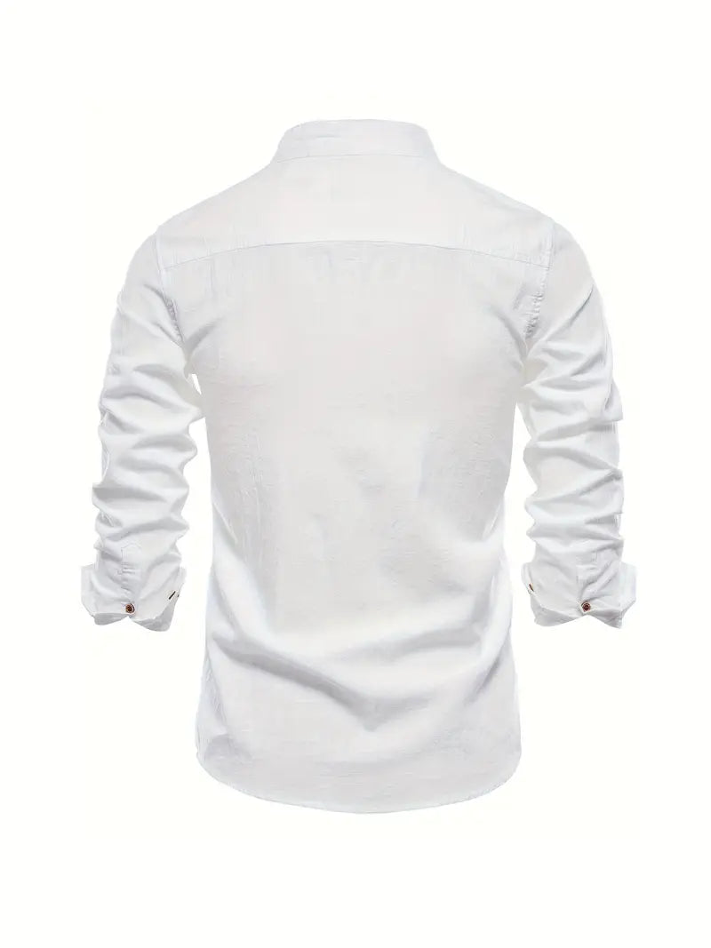 Men’s Comfortable Button-Up Shirt with Flattering Fit