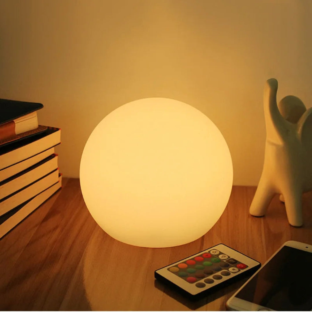 Contemporary Wireless LED Table Lamp with Adjustable Glow
