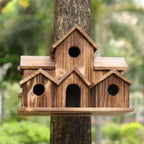 Charming Yard Birdhouse with Decorative Architectural Form