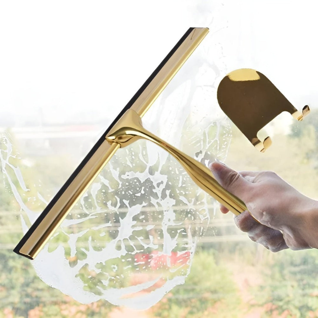 Minimal Gold Stainless Steel Squeegee | Multi Surface Use