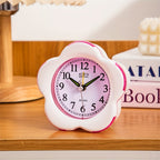 Sweet Floral Alarm Clock | Cozy Study Desk Accent Purple