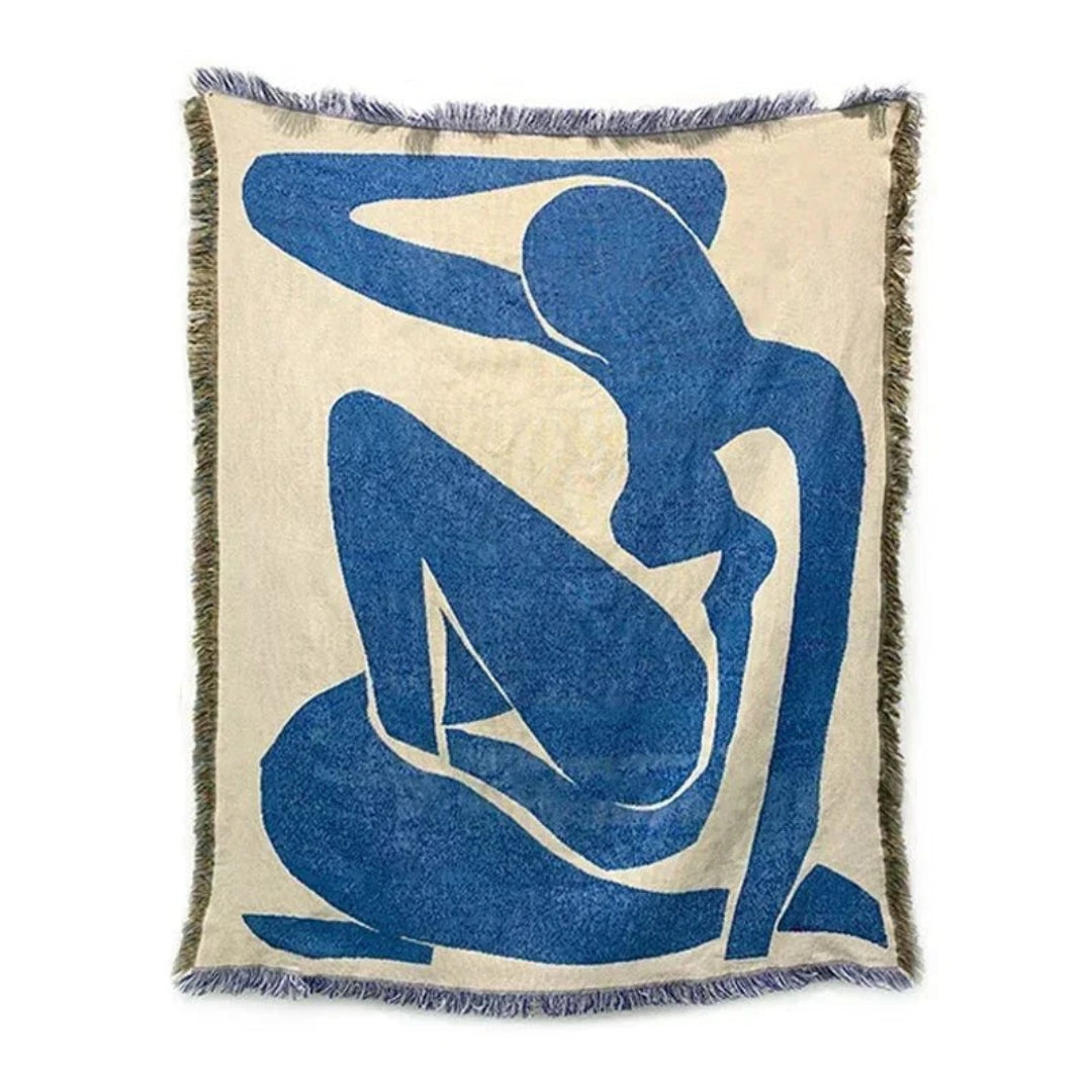 Vintage Abstract Tapestry Throw Blanket for Sofa Styling