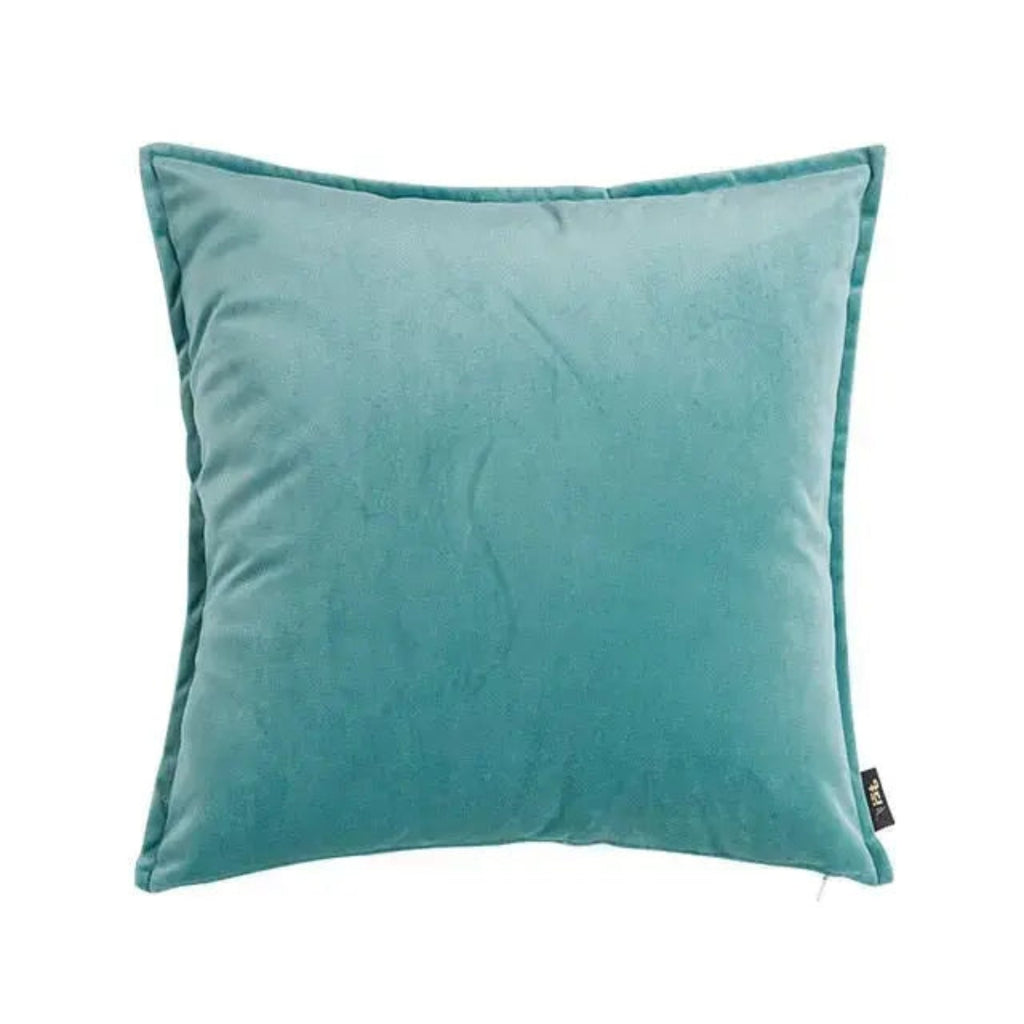 Premium Cushion Cover | Tailored Edge Sofa Pillow Decor Teal